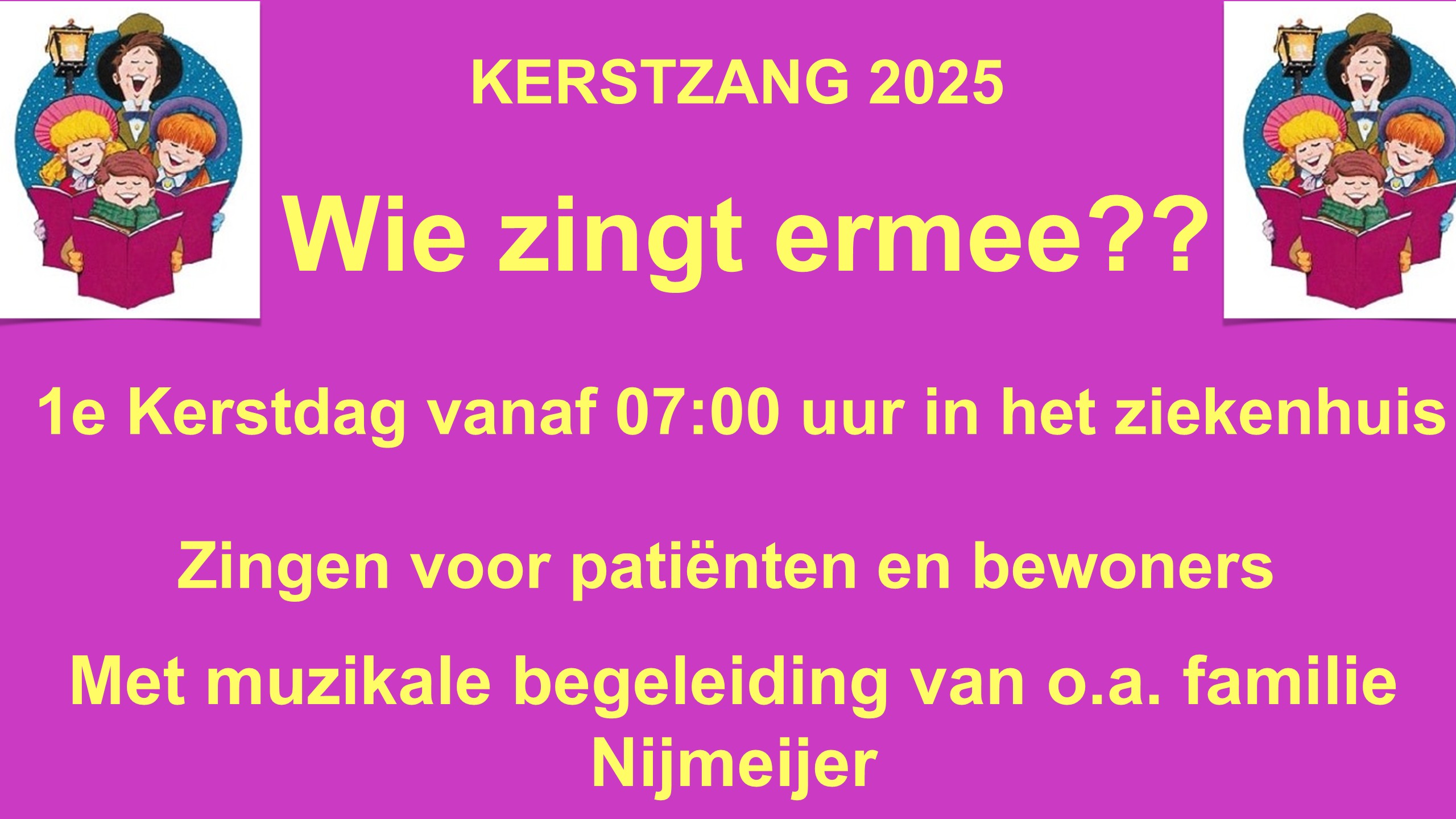 KERSTZANG 1e Kerstdag